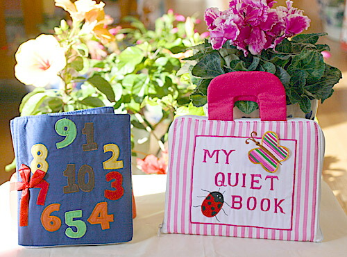 布ピクチュアブックMY QUIET BOOK サクラ色縞模様\u0026Counting  book英語縫い版スペシャルステップアップ!!かき鳴らす\u0026ラーンギフトセット【学習能力振興習い事読みもの】赤ちゃん仕立て上げる赤ちゃん教場選んで!!無料ギフトラッピング