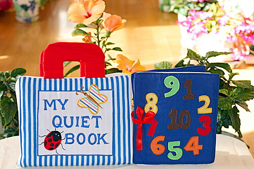 布ピクチュアブックMY QUIET BOOK 青色縞模様\u0026Counting  book英語縫い版スペシャルステップアップ!!かき鳴らす\u0026ラーンギフトセット【学習能力振興習い事読みもの】赤ちゃん仕立て上げる赤ちゃん教場選んで!!無料ギフトラッピング