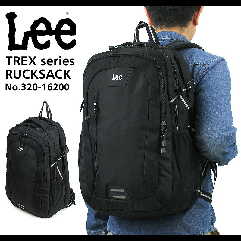 Lee リュック 大容量 メンズ リュックサック リー TOREX トレックス 320-16200 デイパック バックパック 35L レディース 男女兼用 学生 大学生 高校生 中学生 A4 B4 PC収納 通勤 通学 旅行 軽量 レインカバー付き ブランド オシャレ カジュアル 人気 鞄 かばん バッグ|こどもの雑貨屋さんEGAO
