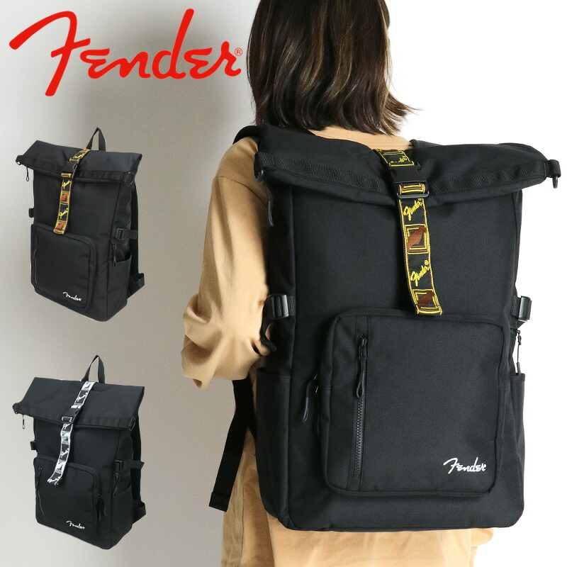 どろ除け 背嚢 メンズ 背嚢 Fender 950-6056 デイパック うしろ側容器に並べる 口折れ背嚢 17L 17リッター モノグラムストラップ  A3 B4 A4 マイコン納める コーデュラ 通い 通学 旅する 運動競技 思わしい 軽さ レディース 成人男性 成人女性 男女兼用 オシャレ 心地好い 一般受け