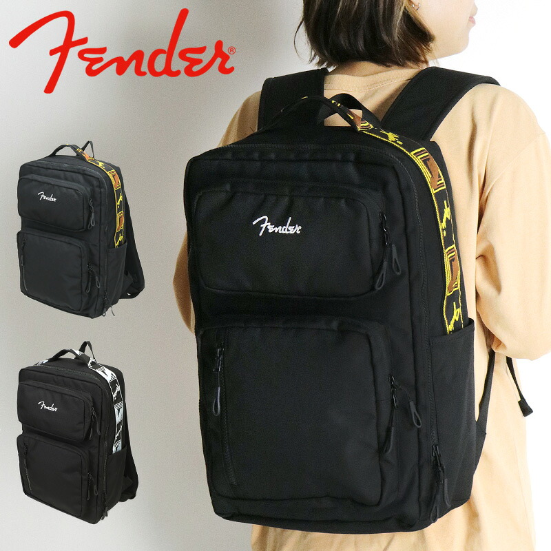 どろ除け 背嚢 メンズ 背嚢 Fender 950-6057 デイパック うしろ側容器に並べる 真四角背嚢 17L 17リッター  モノグラムストラップ  B4 A4 パソコン納める コーデュラ 通い 通学 旅する 運動競技 思わしい 軽さ レディース 成人男性 亭主もち 男女兼用 オシャレ 心地よい 一般受け