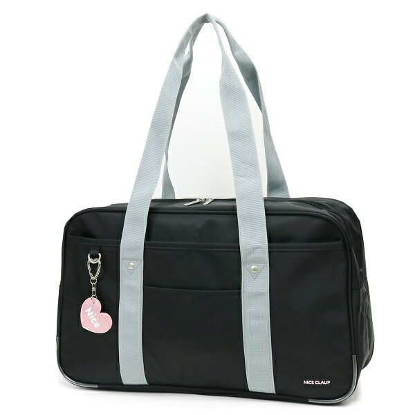楽天市場 スクールバッグ Niceclaup 通学 高校生 女子 おしゃれ 大容量 ナイスクラップ スクールボストン ボストンバッグ 学生鞄 スクバ 通学かばん 学生 中学生 ナイロン レディース ジュニア 学校 無地 人気 可愛い シンプル Nc377 正規販売店 こどもの雑貨屋さんegao