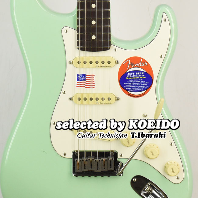 楽天市場】Fender USA Jeff beck Stratocaster RW OWH（selected by 