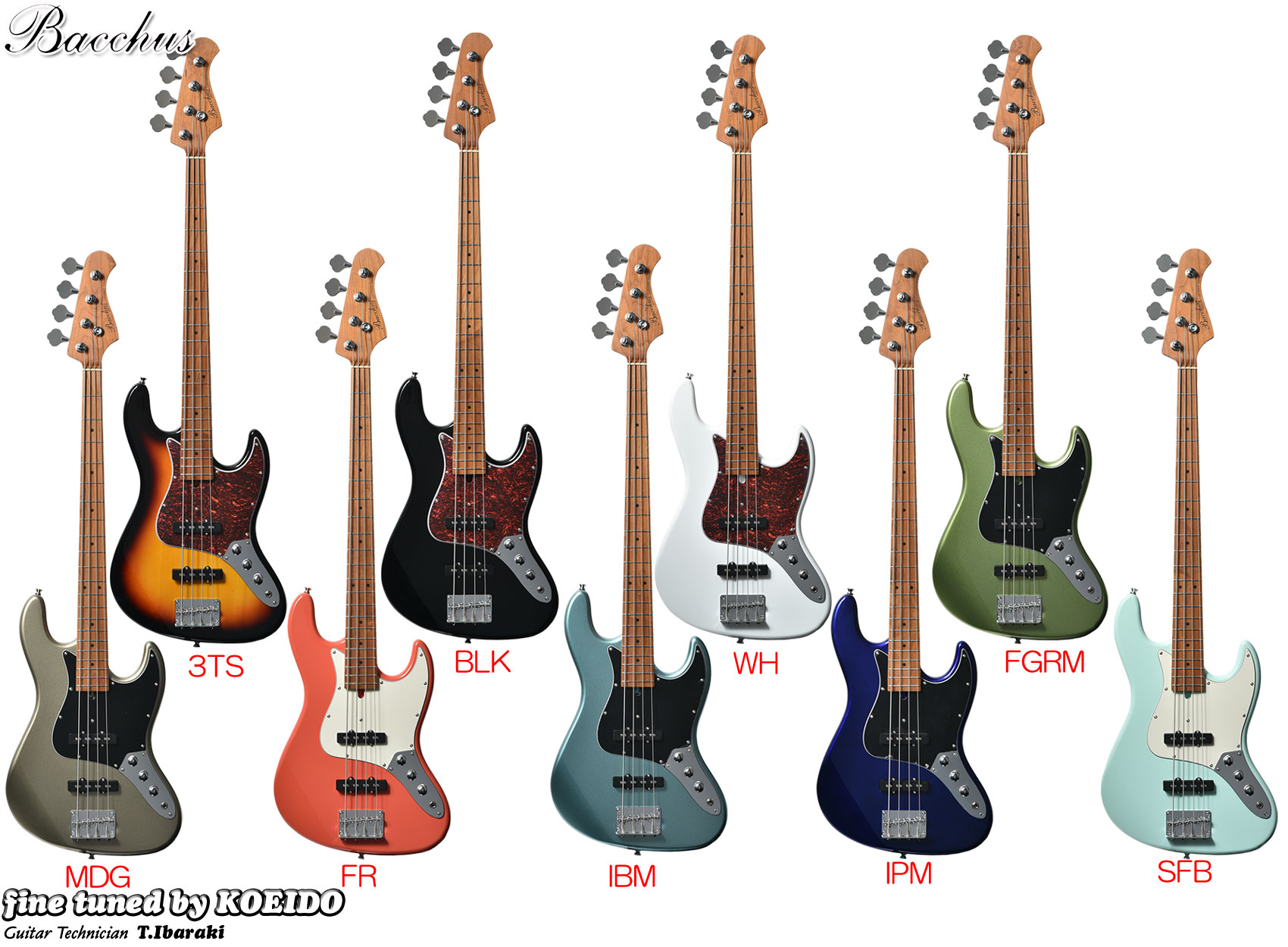 Bacchus WJB-1DX RSM/M（ストラップサービス中）バッカス エレキベース【送料無料】初心者 　入門用｜光栄堂楽器