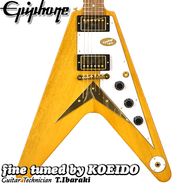 楽天市場】【New】Gibson 70s Flying V Antic Natural(selected by