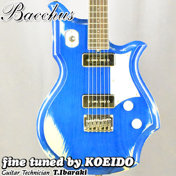 Bacchus CONTINENTAL AKAMATSU&rsquo;25/R S-BLU-Aged（Fine Tuned by KOEIDO）【送料無料】国産エレキギター　松本エディション　ホテル ブエナビスタ｜光栄堂楽器