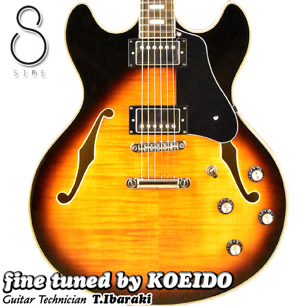 Sire Larry Carlton H7 VS 【アウトレット特価！】【スペア弦付き】【送料無料】サイアー　エレキギター　セミアコ　新春バーゲン