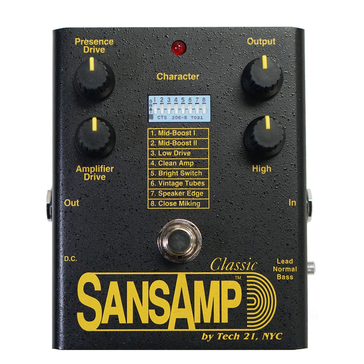 全ての Tech 21 Sa1 Sansamp Classic サンズアンプクラシック ベース用エフェクター Qdtek Vn