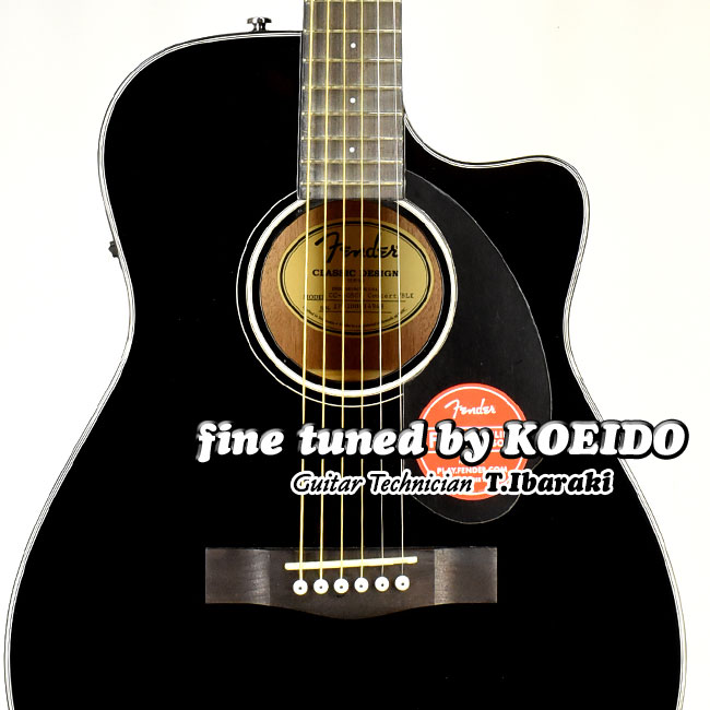 極美品　フェンダー　fender CD-60 BLK エレアコ改　ブラック Fender CD-60S Black アコースティックギター ドレッドノート