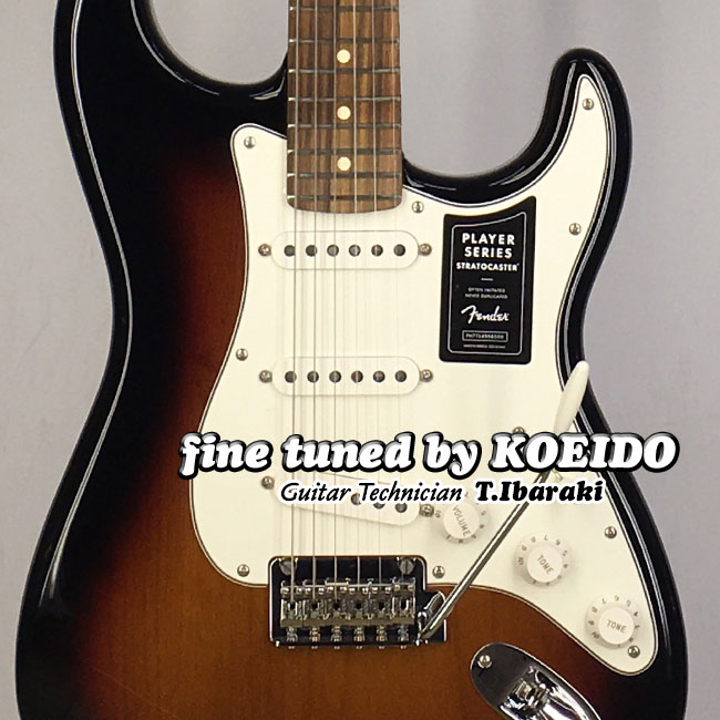 全品送料無料】 Fender MEXICO Player Stratocaster PF 3TS Fine tuned