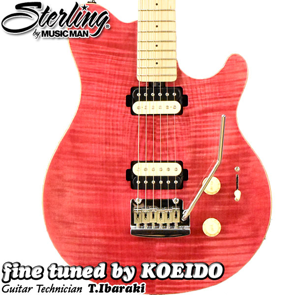 楽天市場】【New】Sterling by MUSICMAN AX40 Trans Red(fine tuned by