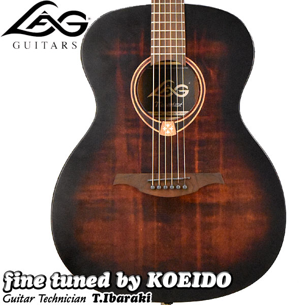楽天市場】LAG Guitars T118ASCE BLK【スペア弦付き】【送料無料