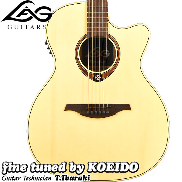 楽天市場】LAG Guitars T118ASCE IVO【スペア弦付き】【送料無料