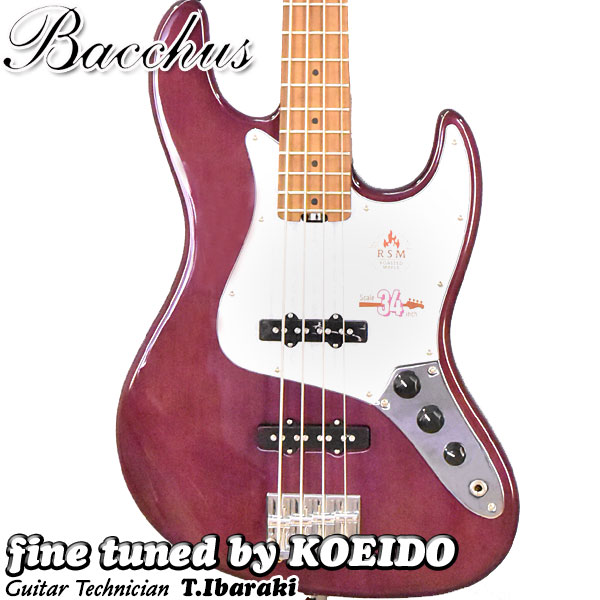 Bacchus WL4STD-ASH 日本製 ジャズベース バッカス Bacchus WL4-ASH/RSM White Blonde エレキベース ローステッド