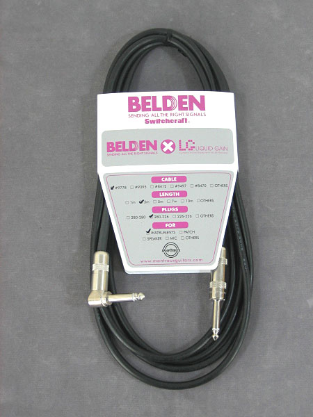 楽天市場】belden BDC #9778 6LS 6m L-S ベルデンケーブル【レターパック発送】【送料無料】ギターケーブル シールド :  光栄堂楽器