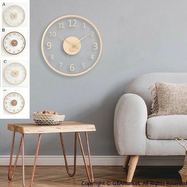 北欧掛時計リビング家庭用ミュート掛け時計田園芸術ガラシャ時計 北欧掛時計リビング家庭用ミュート掛け時計田園芸術ガラシャ時計