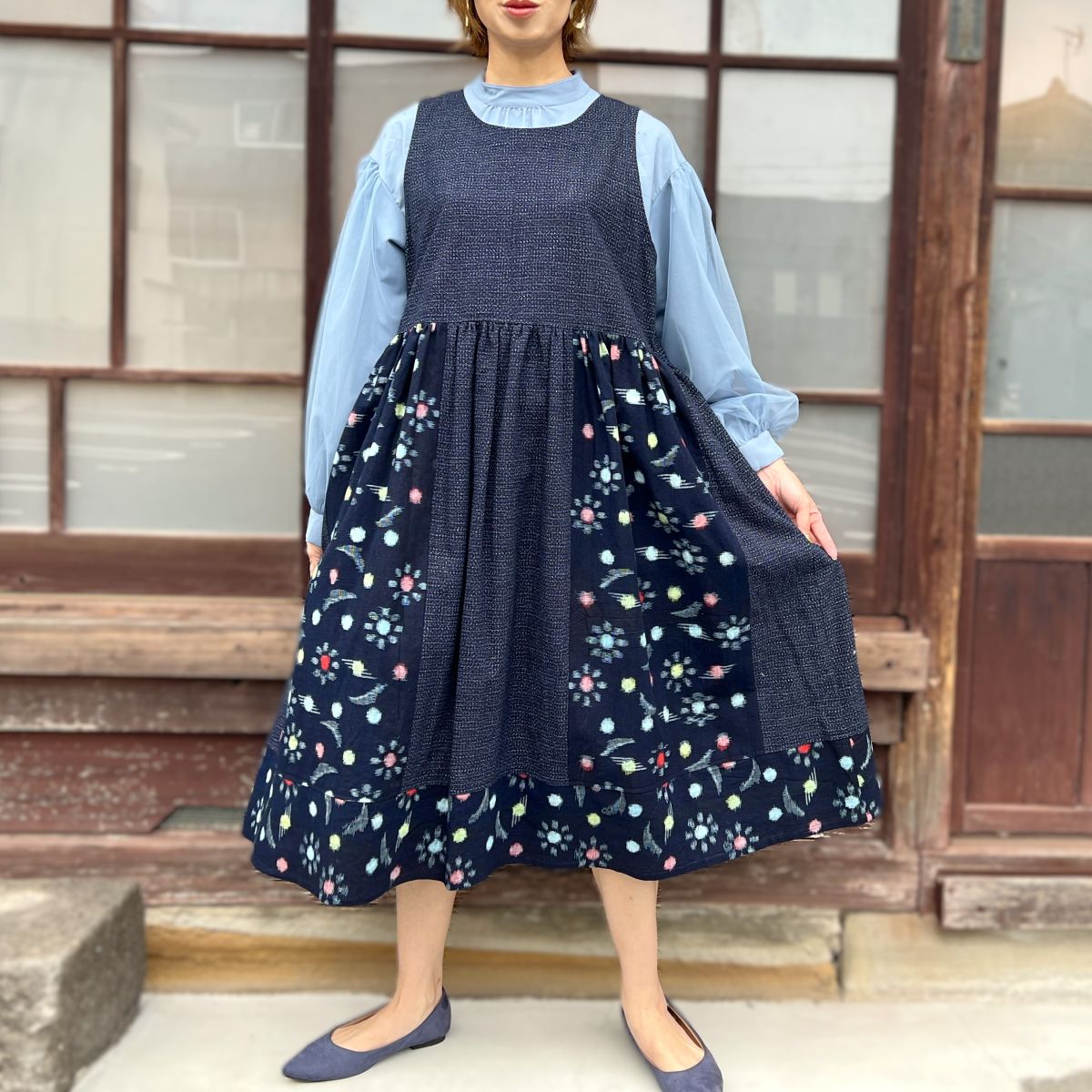 楽天市場】【古布リメイクパンツ】作家一点ものオリジナル綿100