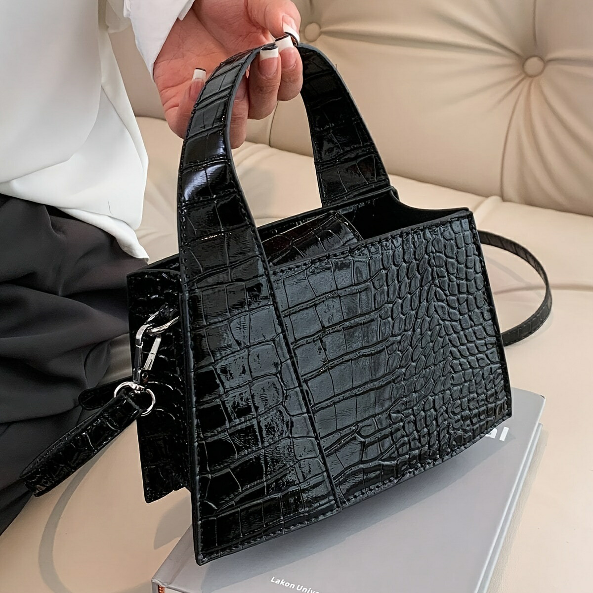 未使用　RoseBud レザーバッグ story. ストーリー カウスプリットレザー 2way オブロン ハンド