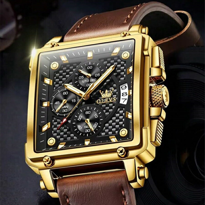 ゴールド装飾クォーツ腕時計 ht2846.jpg