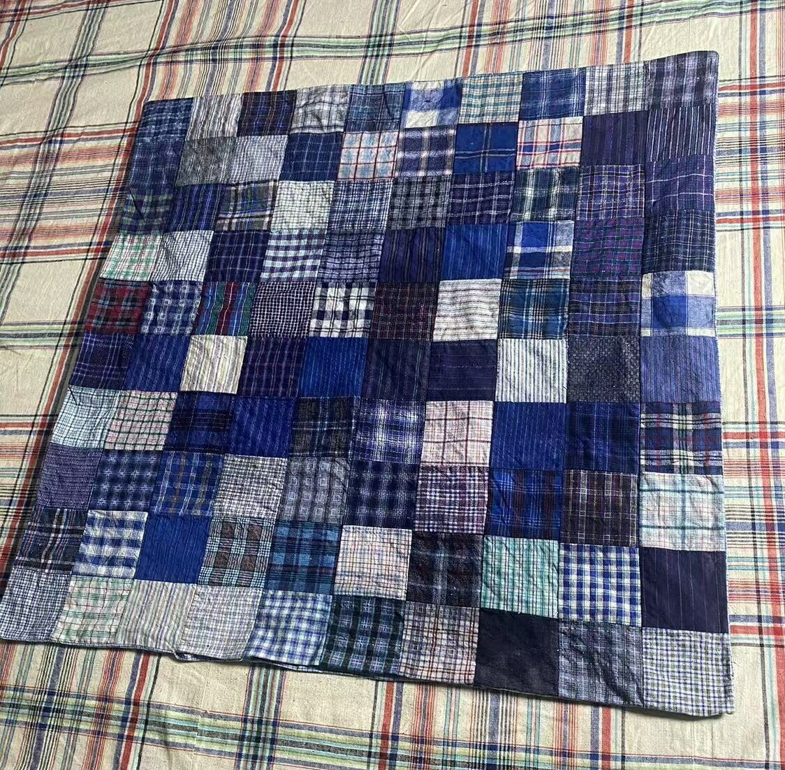 古布 パッチワーク大きいフリーカバー 古布 パッチワーク大きいフリーカバー 古布 パッチワーク大きいフリー