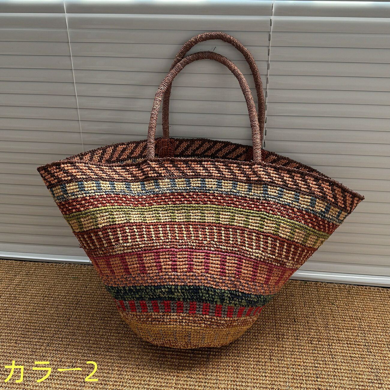 レディース かご御徒面子 ラフィア原料品 トートバッグ 編み込み お手手御手伝いさん 生まれながら原料品 大収容能力 軽さ 夏御徒面子 砂浜御徒面子 海 海水浴 たまり場 旅する 肩かけ 自然的 ボヘミアン風 格好のいい 心地よい