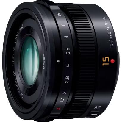 パナソニック PanasonicH-X015-K [LEICA DG SUMMILUX 15mm/F1.7 ASPH. ブラック Gシリーズ 単焦点レンズ マイクロフォーサーズ]送料無料・返品不可｜幸福の家　店