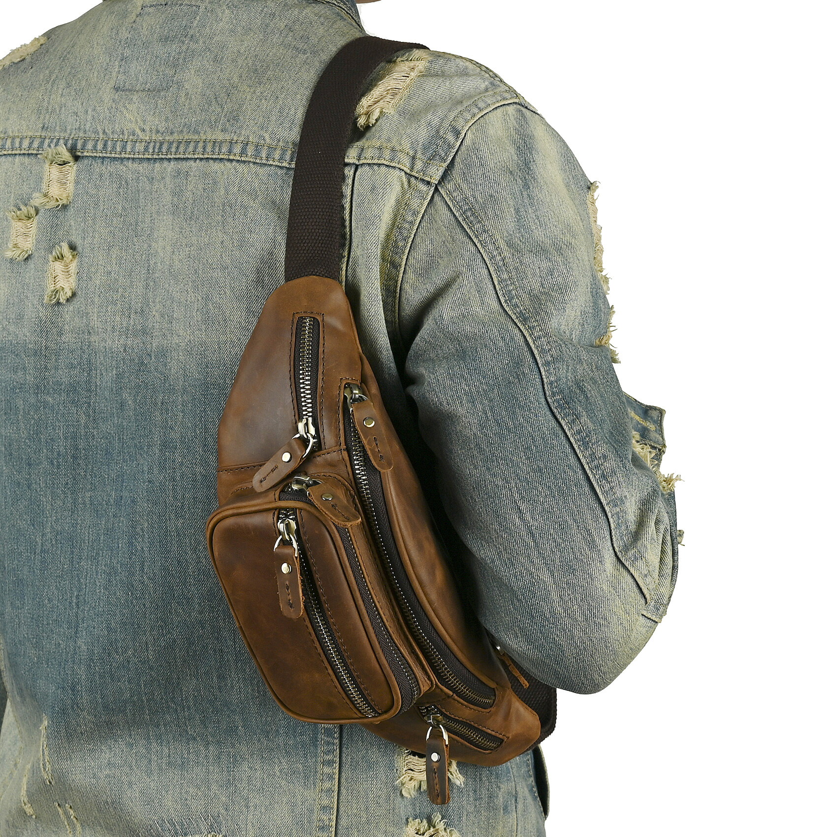 牛革 ハンドメイド メンズ ボディバッグ ウエストバッグ ショルダーバッグ 斜め掛け 防犯 バッグ 本革 レザー スマホ カメラ 旅行 アウトドア カジュアル ヴィンテージ風 ギフト プレゼント 記念日 お祝い プチギフト ハンドメイド 天然レザー 手作り|幸福の家 店