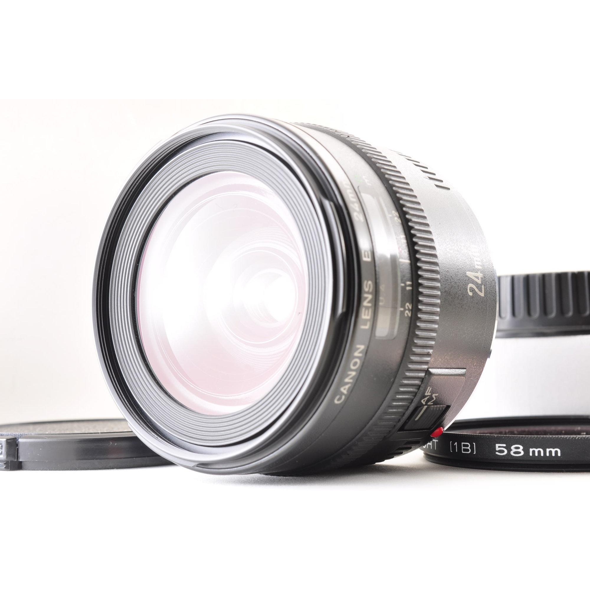 【中古】Canon EF 24mm F2.8 広角単焦点レンズ キヤノン