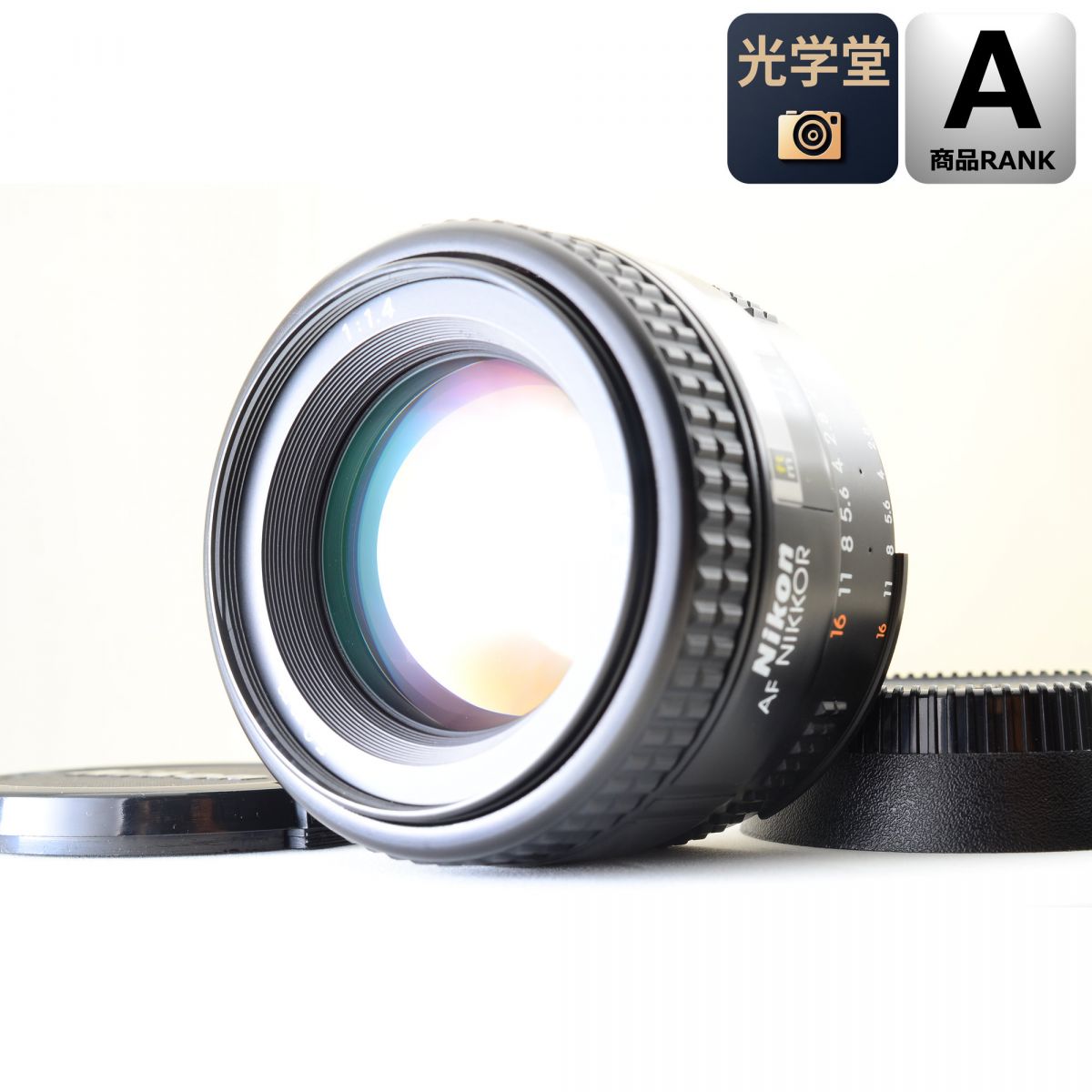 【中古】Nikon AF Nikkor 50粍 F1.4 Nikon Fマウント用 単興味の中心水晶体 写真機水晶体 取り替えっこ水晶体 ニコン