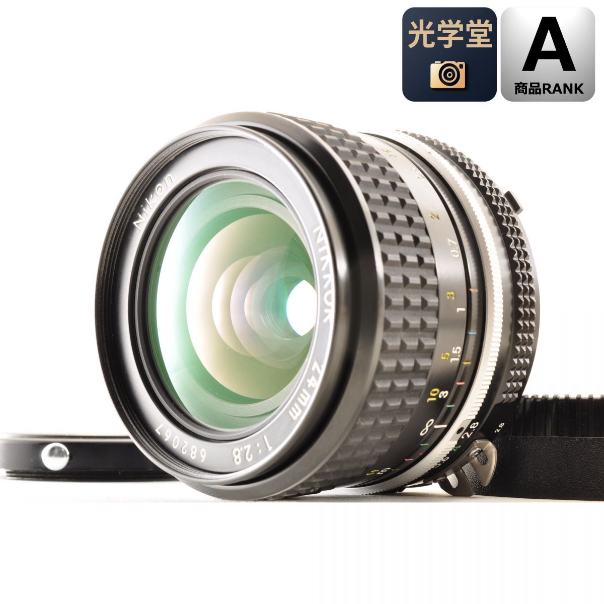 【中古】Nikon Ai Nikkor 24粍 f/2.8 MF 単興味の中心 Fマウント用 写真機水晶体 取り替えっこ水晶体 ニコン