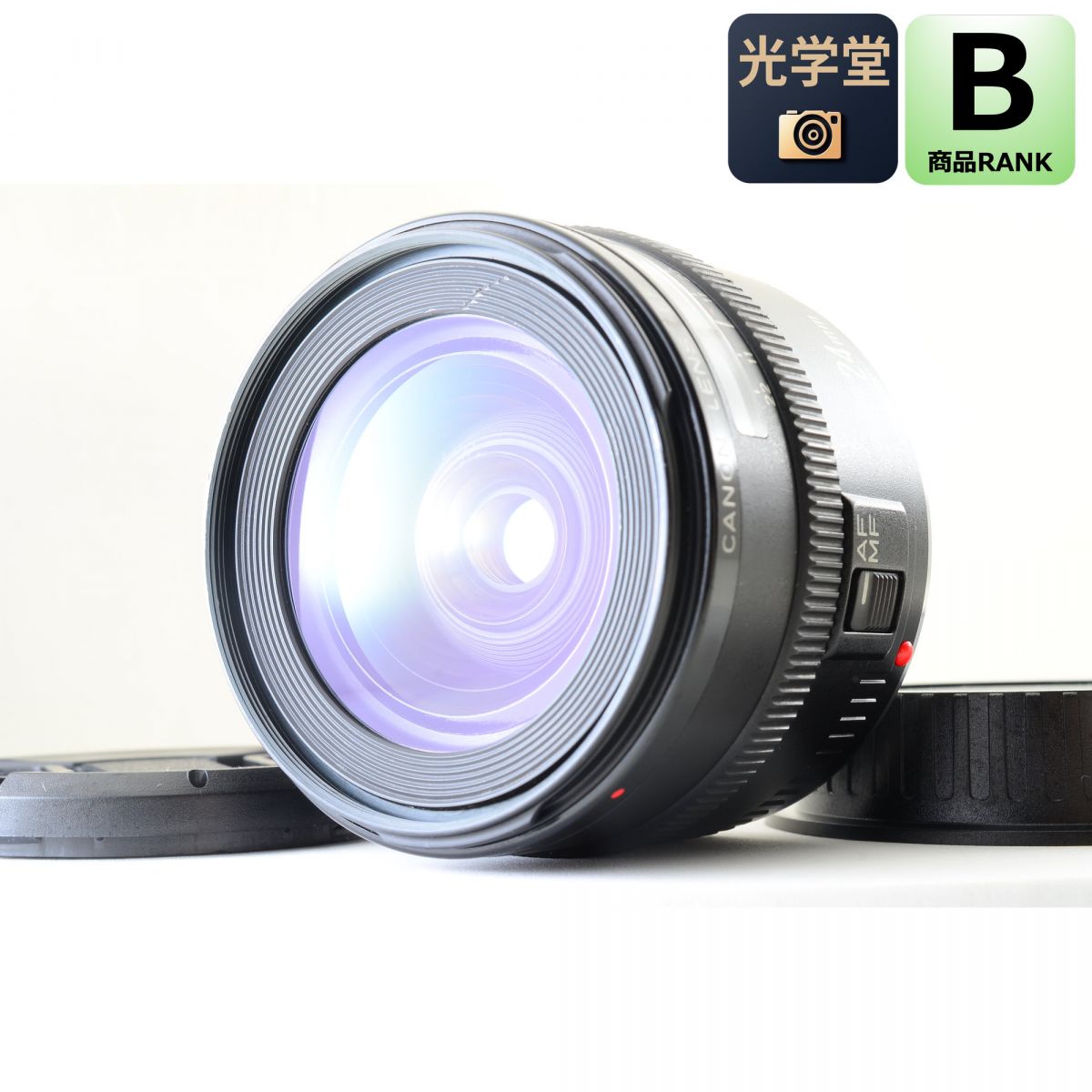【中古】Canon EF 24mm f/2.8 単焦点 カメラレンズ 交換レンズ キャノン｜光学堂カメラ