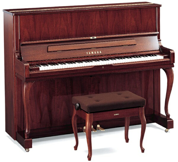 APOLLO 猫足アップライトピアノ ブラウン 椅子付き APOLLO 猫足アップライトピアノ ブラウン 椅子付き