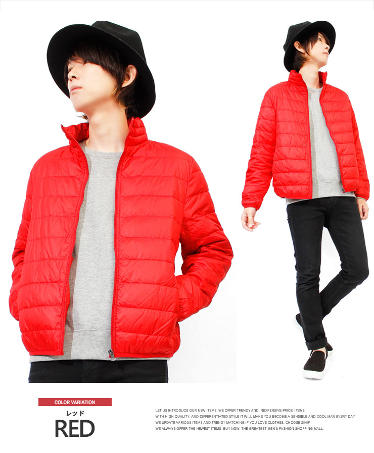 楽天市場 送料無料 ダウンジャケット メンズ 大きいサイズ リアルダウン 防寒 軽量 無地 迷彩 チェック 薄手 スタンド ジャケット ダウン アウター ブルゾン 保温 ゆったり 黒 赤 青 ダウン コート メンズファッション Kogare コガレ