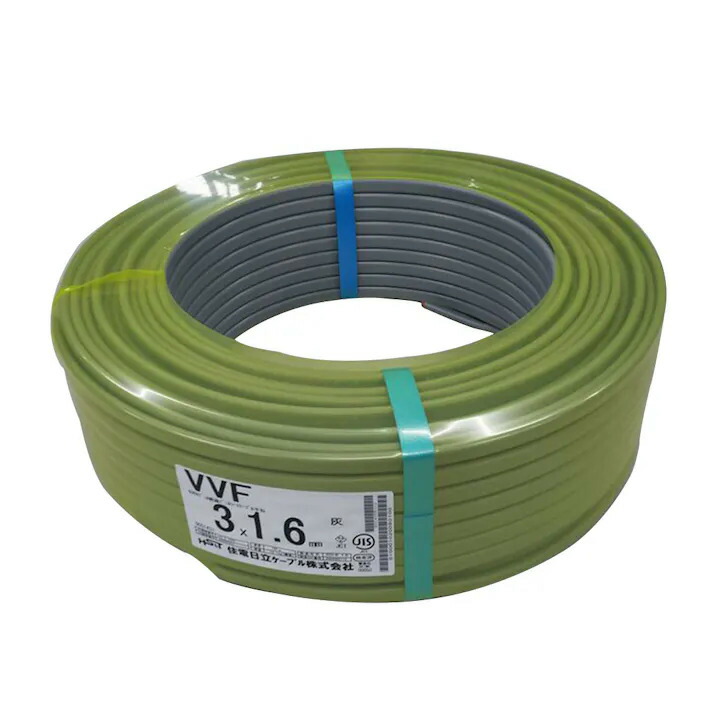 楽天市場】製造1年以内 富士電線 VVFケーブル 3×1.6mm 1.6mm×3芯 VVF