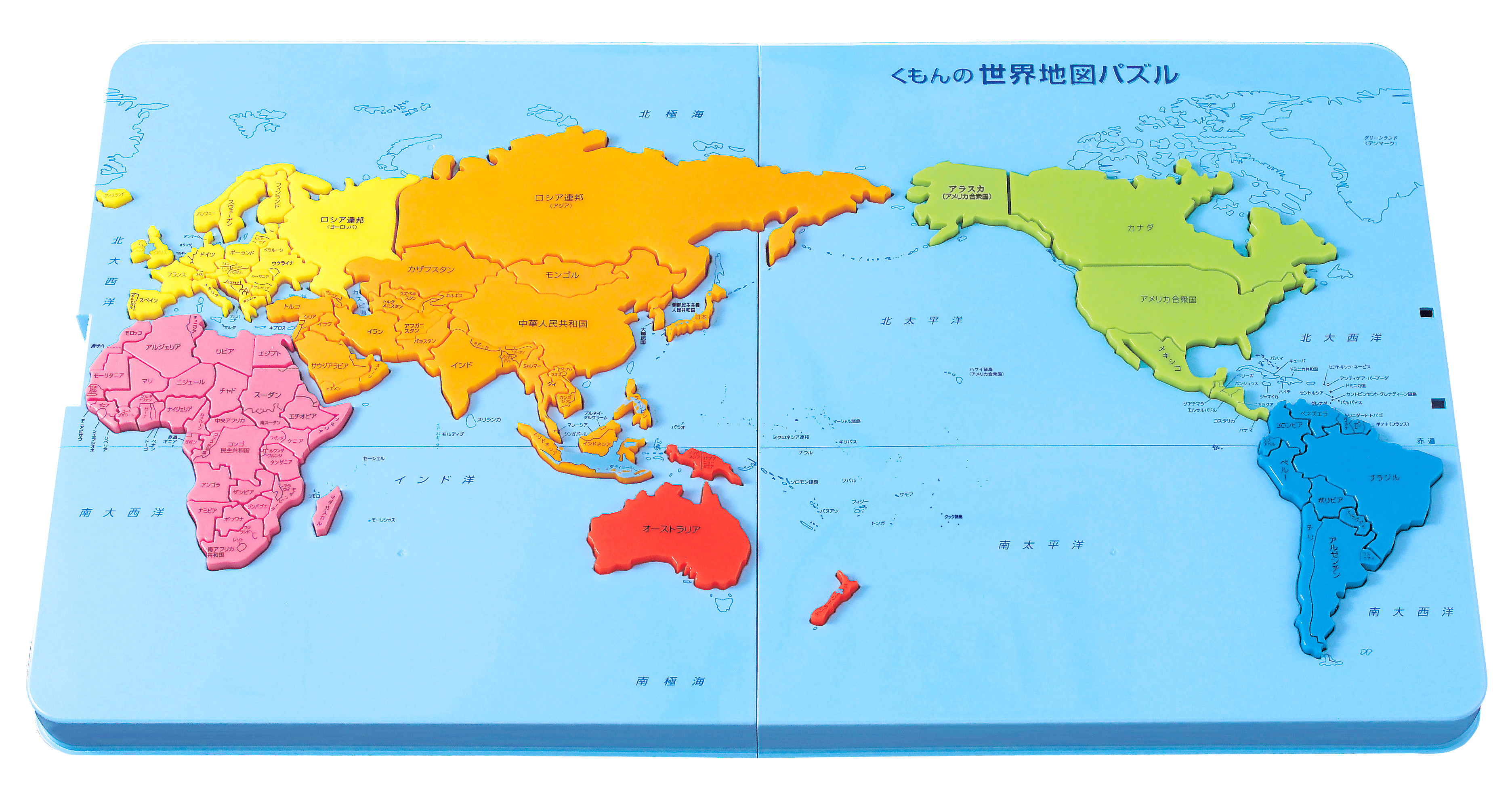 楽天市場 全商品３倍 ６倍 ラッピング無料 くもん出版 くもんの世界地図パズル 公文 知育玩具 パズル 地図 ギフト プレゼント あす楽対応 こぐま こぐま