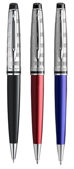 円 新品 Waterman ウォーターマン Expert Deluxe エキスパートデラックス ボールペンタイプ 全3色