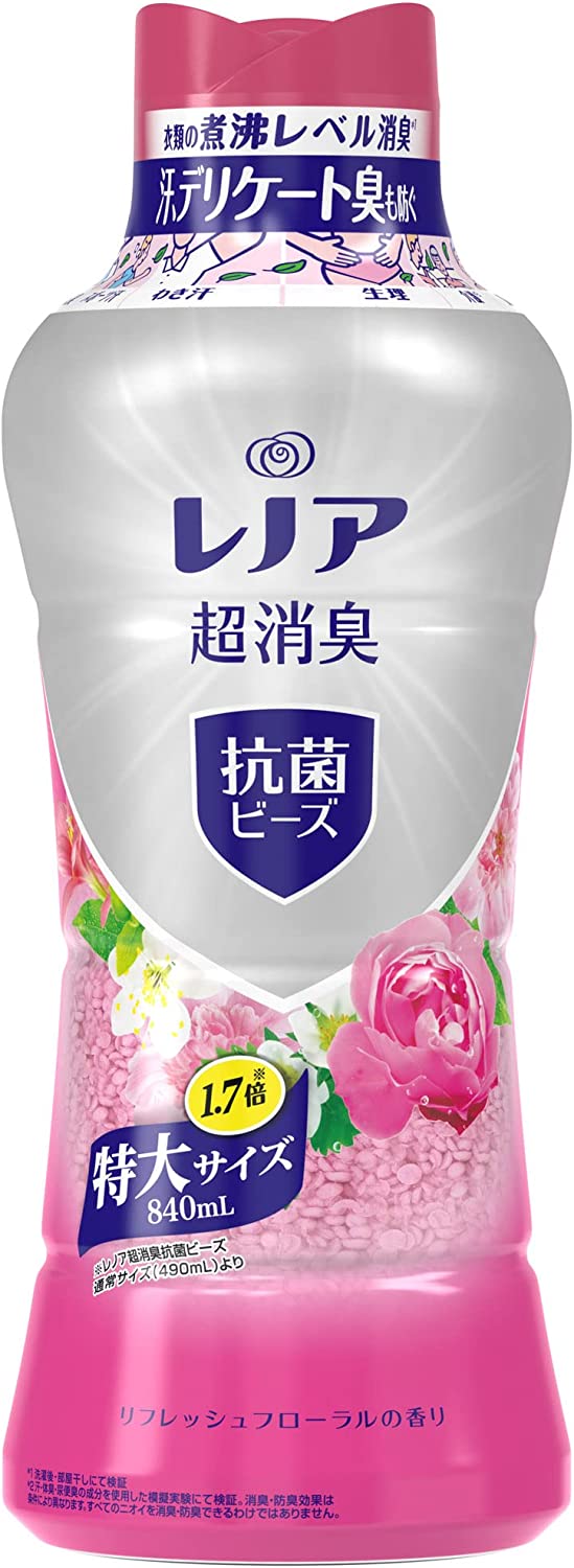 451円 沸騰ブラドン レノア 超消臭 抗菌ビーズ リフレッシュフローラル 本体 840ml