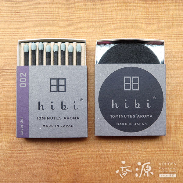 楽天市場 Hibi ヒビ ラベンダー 8本入 お香マット付 お香 線香 香木の専門店 香源