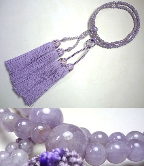 ＼お買い物マラソン★最大7％OFF★／女性用のお数珠 藤雲石 浄土真宗 共仕立て 藤房｜お香・線香・香木の専門店 香源 20,878円