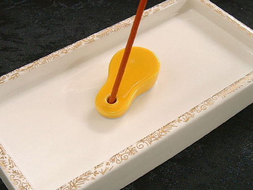 shoyeido 香拇指香站 haitsd 黄色