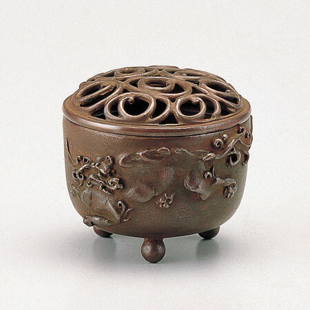 楽天市場】高岡銅器 香炉 雉子香炉 土中色 : お香・線香・香木の専門店