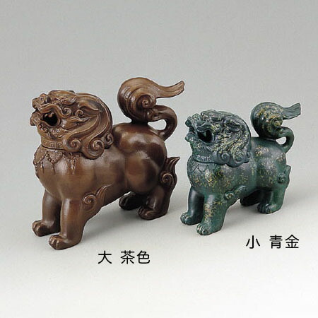 楽天市場】高岡銅器 香炉兼用「戯れ獅子」鋳銅製 美術工芸品/床/置物