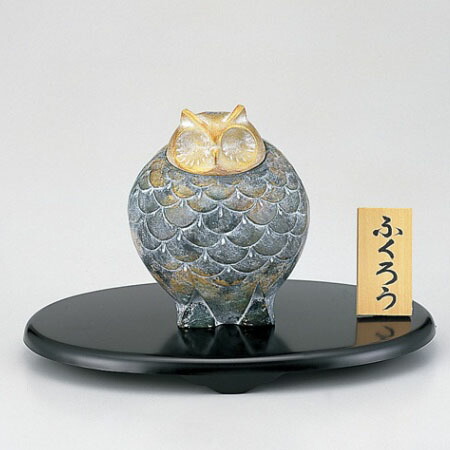 楽天市場】織田幸銅器 香炉 福籠(梟) ふくろう 48-01 高岡銅器 仏具 錫