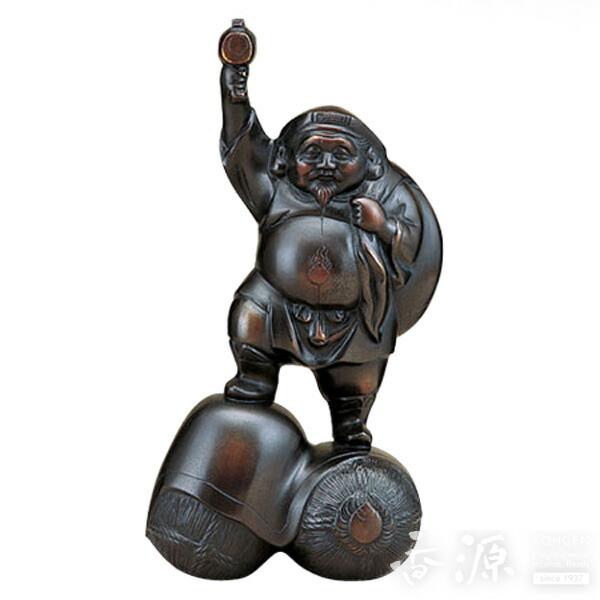 楽天市場】大黒様の置物 和風置物 大黒17号 高岡銅器 送料無料 : 美術