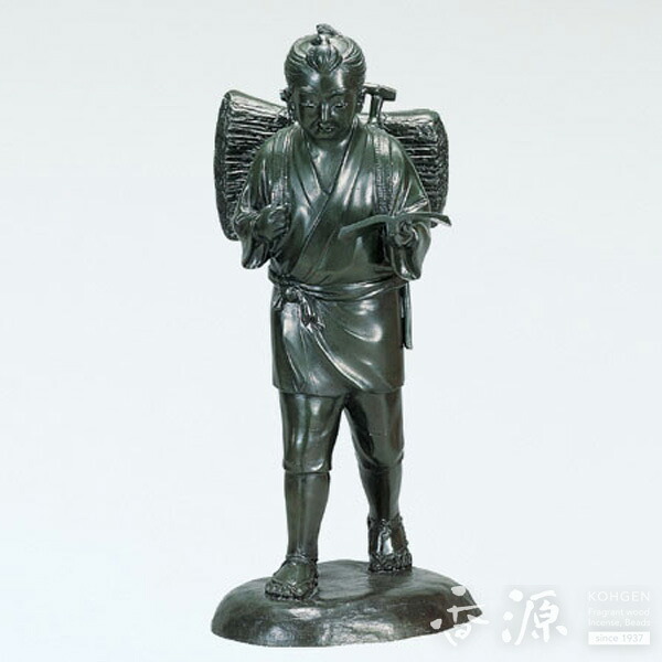 ＼お買い物マラソン★最大7％OFF★／高岡銅器 大型ブロンズ像 二宮尊徳像 15号 銅製 @290000｜お香・線香・香木の専門店 香源