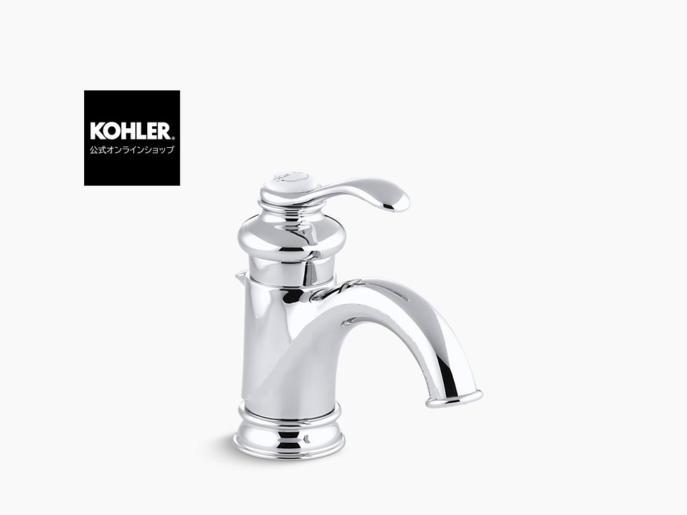 公式 Kohler コーラー フェアファックス Fairfax シングルハンドル 洗面用混合水栓 正規輸入品 輸入元保証付き ポリッシュドクローム K 8657t B Cp 洗面台 混合水栓 水栓 洗面所 おしゃれ 蛇口 混合栓 シングルレバー 洗面水栓 クラシカルなデザインと シングルハンドル