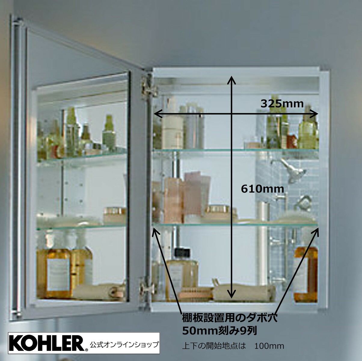 最大91％オフ！ KOHLER コーラー エロシス Erosis ミラーキャビネット 壁付け または 埋め込み K-15030T-NA 洗面化粧台 洗面  取り付け 洗面所 洗面台 キャビネット 鏡 収納 ミラー メディスンキャビネット 壁掛 シンプル 洗面鏡 洗面ミラー fucoa.cl