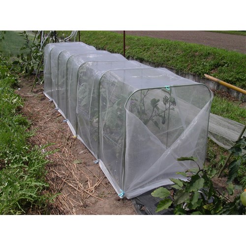 楽天市場 支柱 つる性植物用品 防虫ネット付トンネル支柱 ガーデニングどっとコム