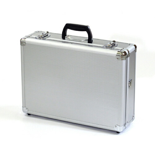 アルミ工具箱シルバー機器工具ケース、先付フォームインサート硬質ケース搬送ケース携帯用金属ブリーフケース大収納ボックス整理ケース アルミケース 工具箱の通販