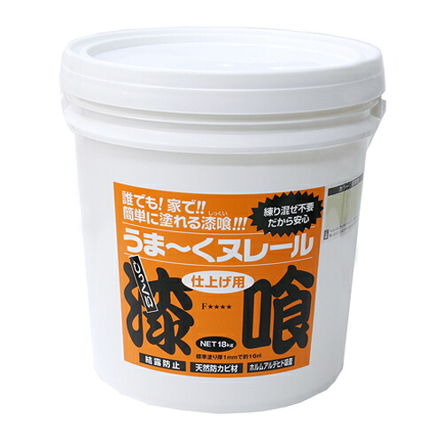 【ポイント3倍 4/8-4/10まで】日本プラスター うま!!くヌレール18kg 若草色 塗料・補修用品 接着剤 万能タイプ 塗料・補修用品 補修用品 壁材